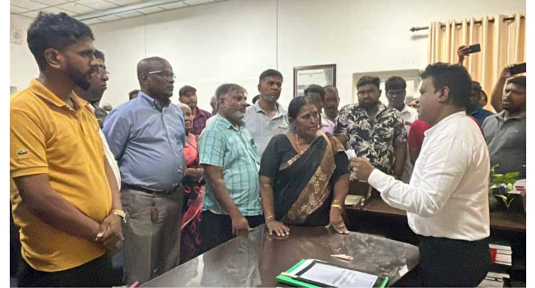 Protest in Vavuniya over encroachment on a vital irrigation tank