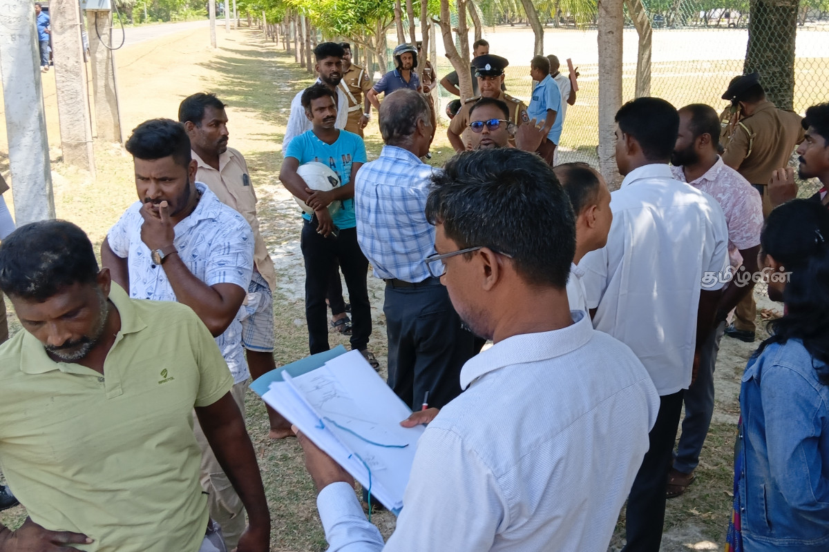Tamil residents intervene to block Sri Lankan military land grab in Maruthankerni