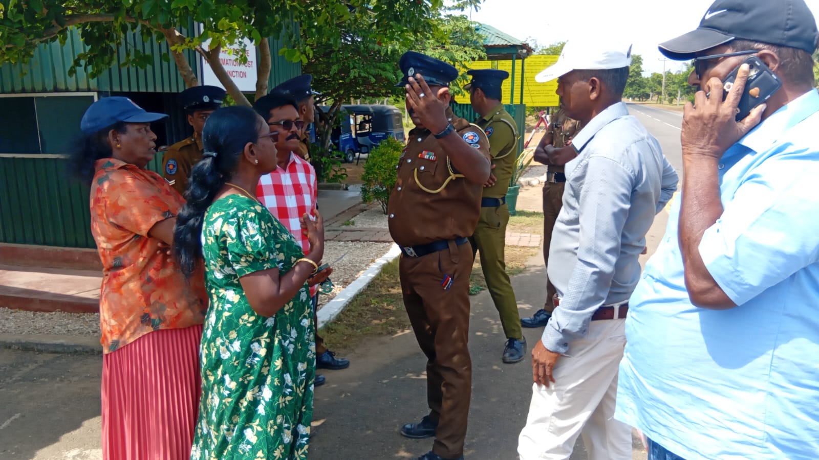 Denied even shade: Palaly families protest a fourth week under punishing sun