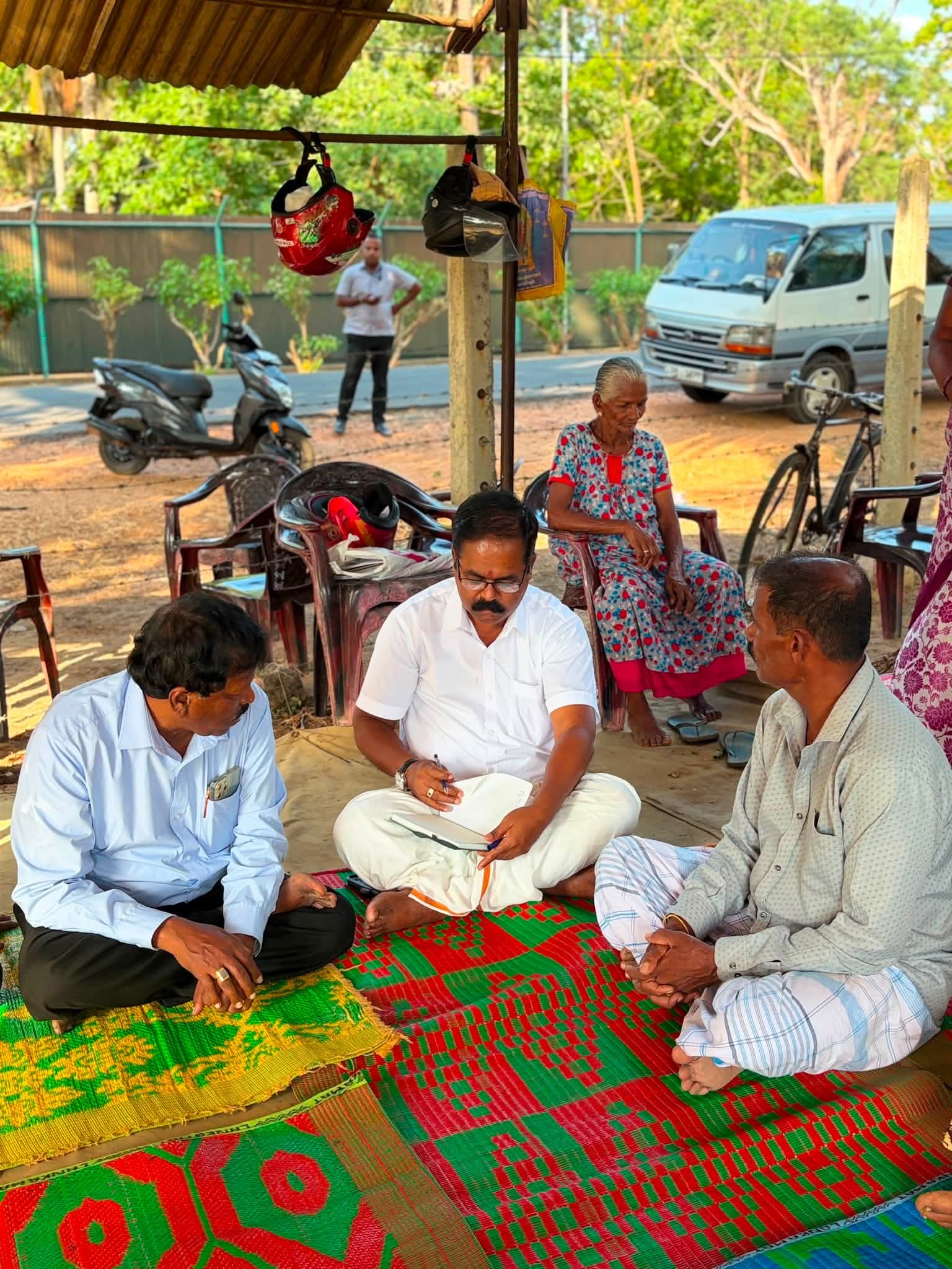 Tamil MPs join Keppapilavu residents as Tamil land protest continues