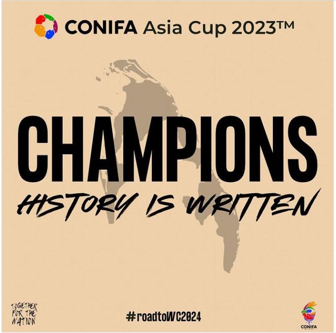 Tamil Eelam football team crowned champions at CONIFA Asia Cup Tamil