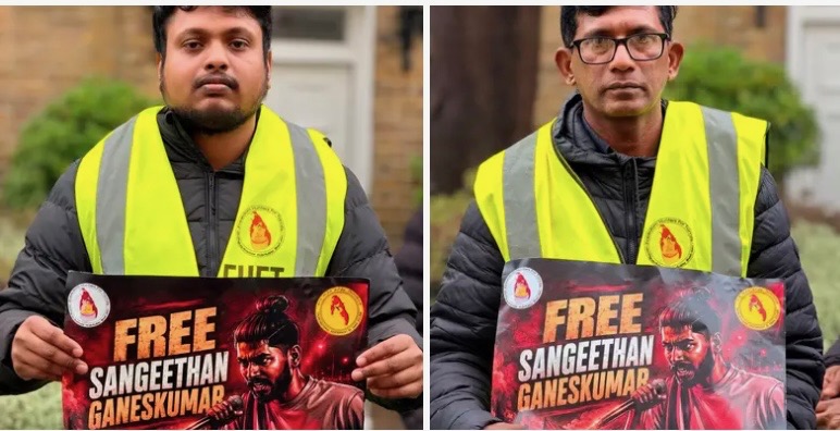 Protesters call for justice for Sangeethan