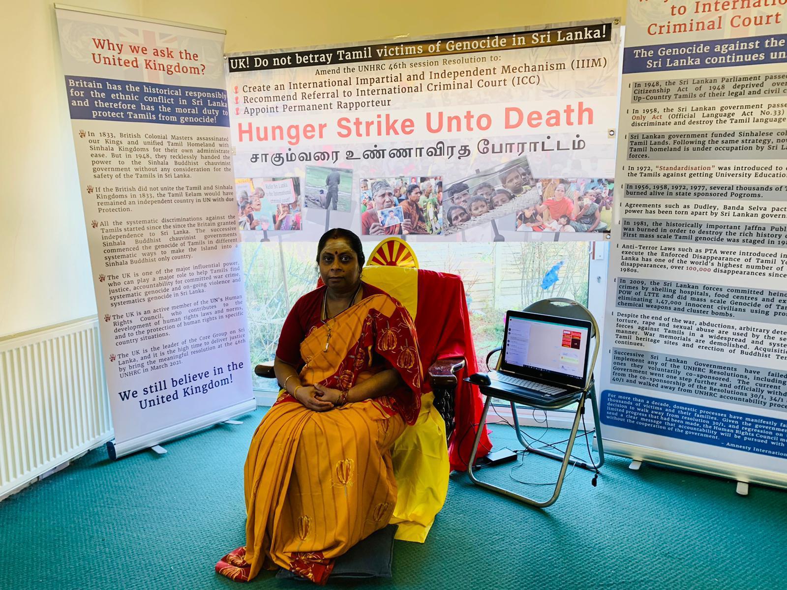 British Tamil woman commences hunger strike demanding Sri Lanka be referred...