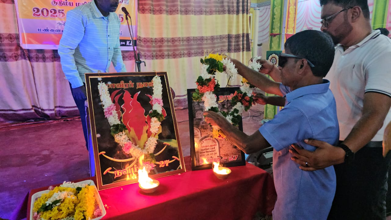 Maveerar parents honoured 
