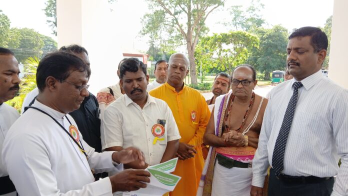 Kilinochchi liquor shop protest by Tamils