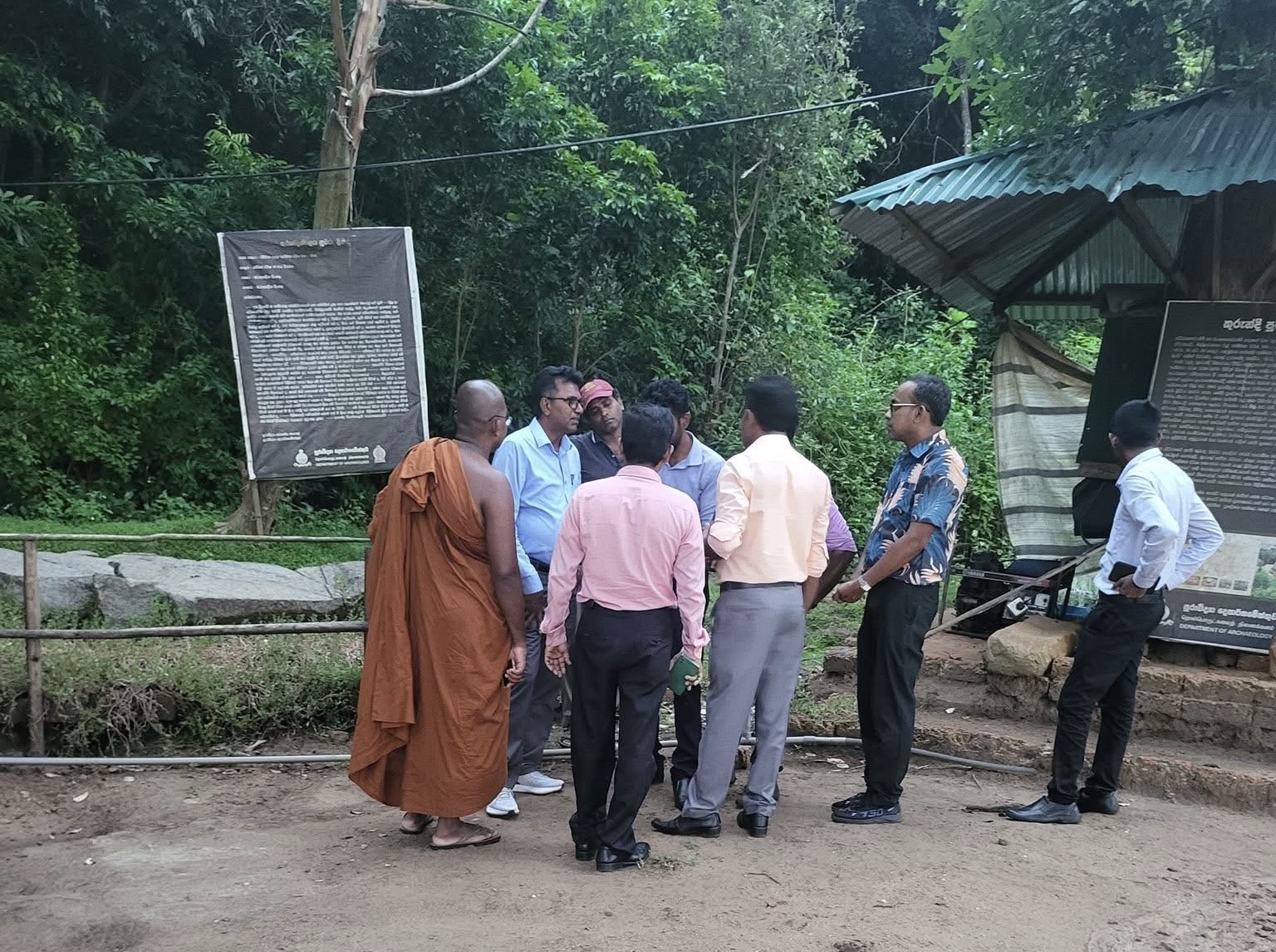 Illegal vihara in Tamil areas