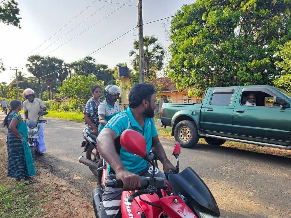 Polling in Sri Lanka 