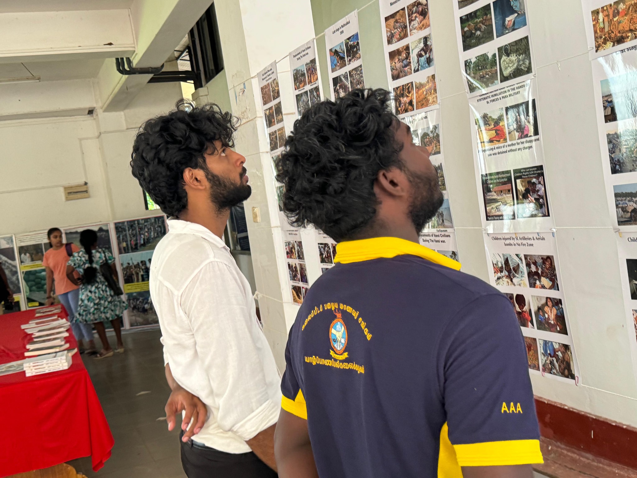 Exhibition about Mullivaikkal genocide 