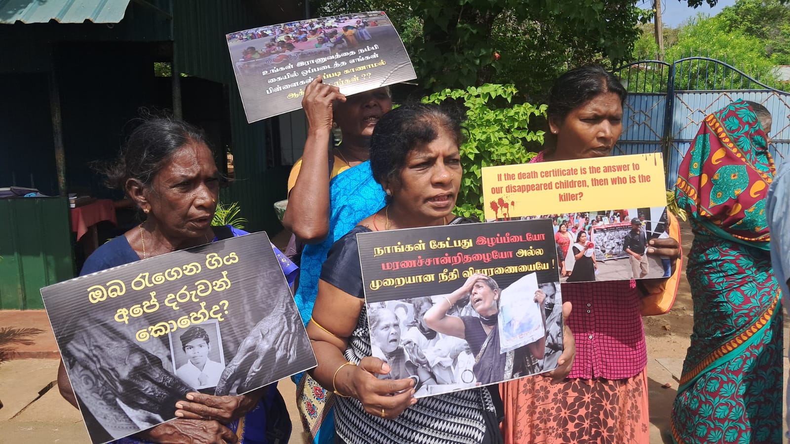 Protest in mankulam