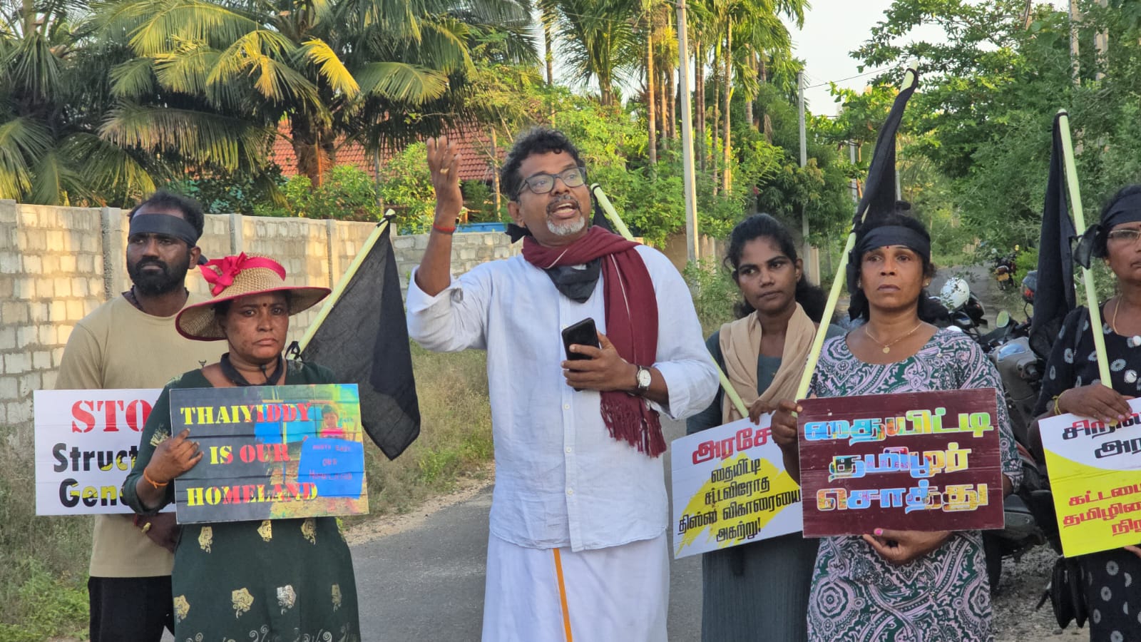 Thaiyiddy protest 