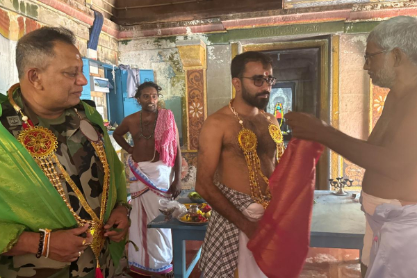 Temple under military control was released