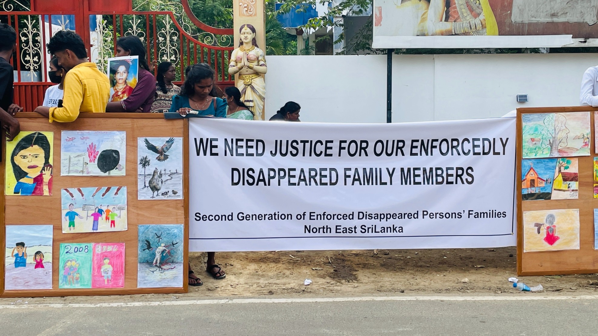 Protest in jaffna