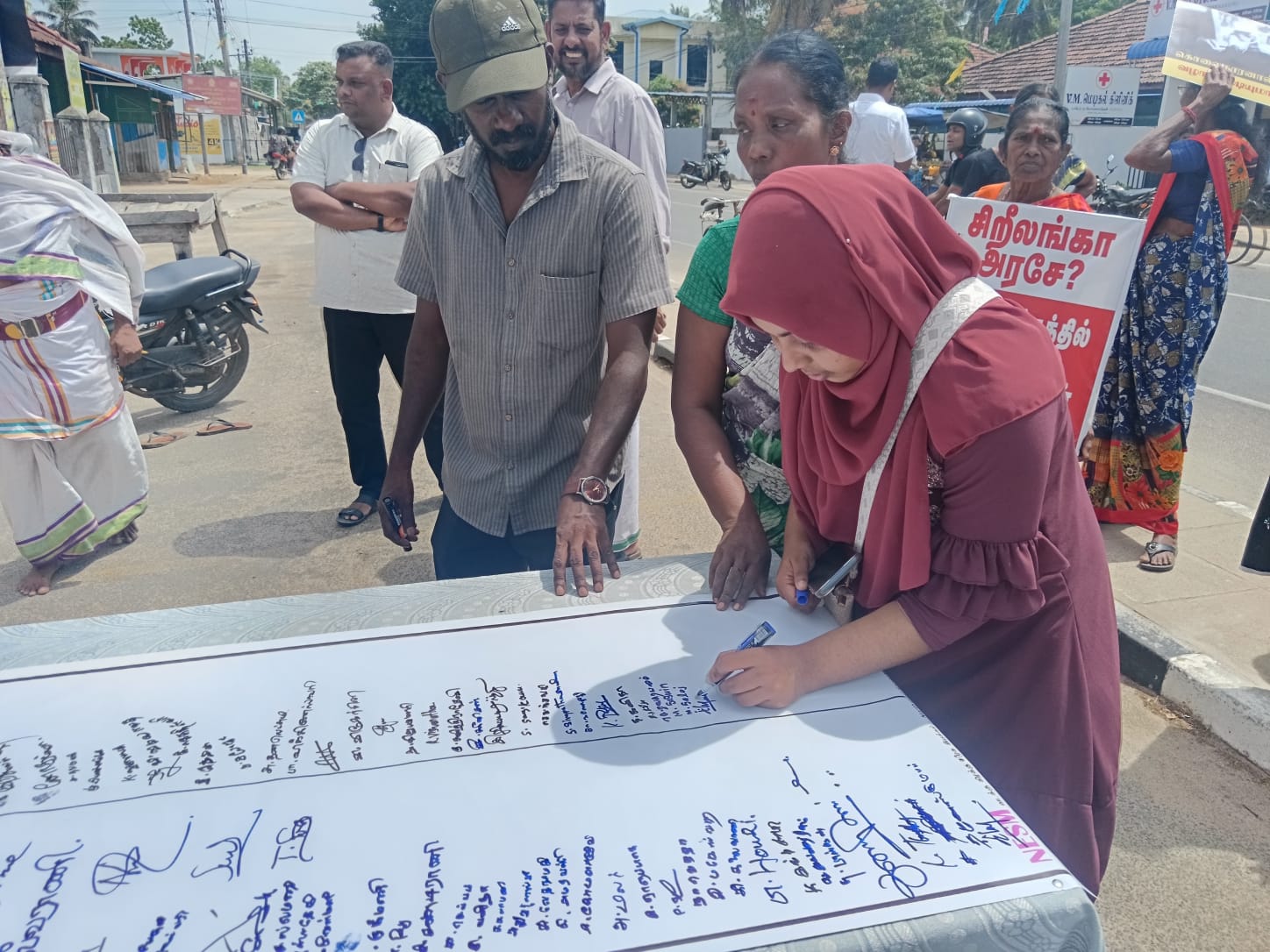 Protest across north east 