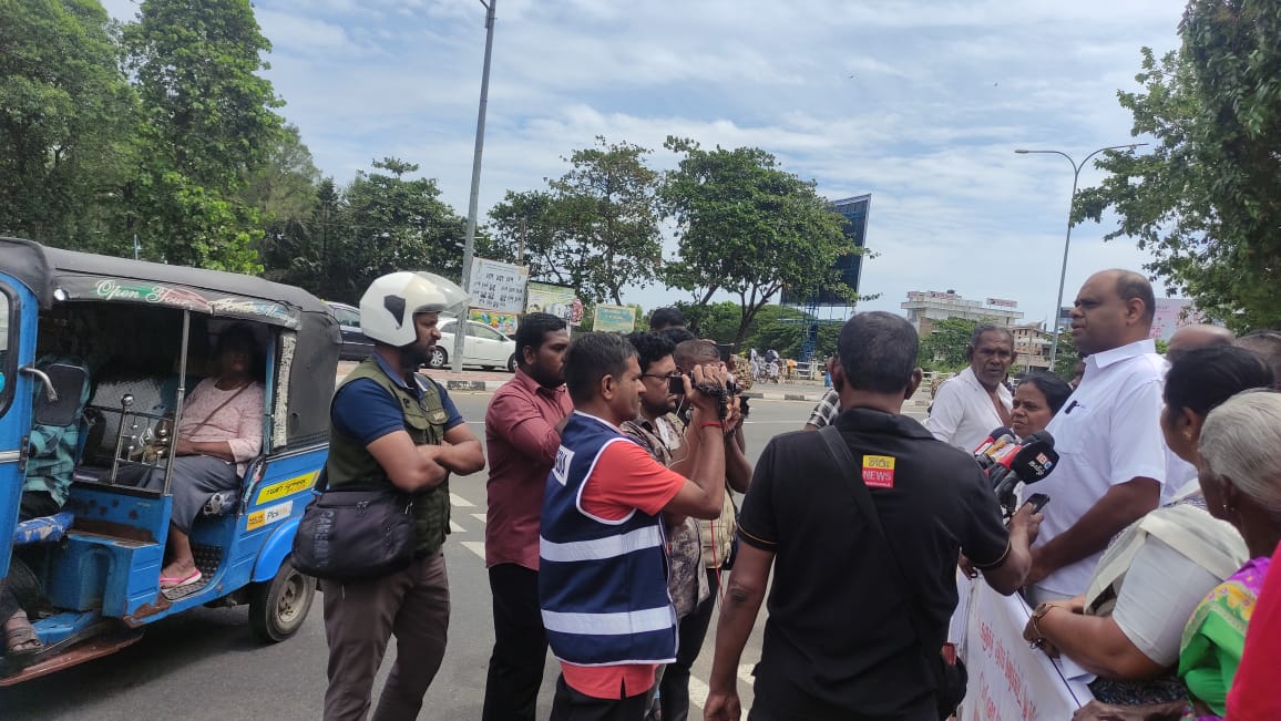 Protest in Batticaloa 