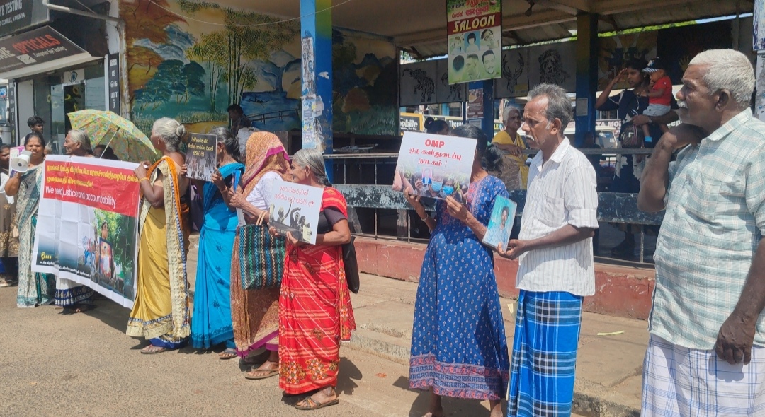 Protest in Vavuniya 