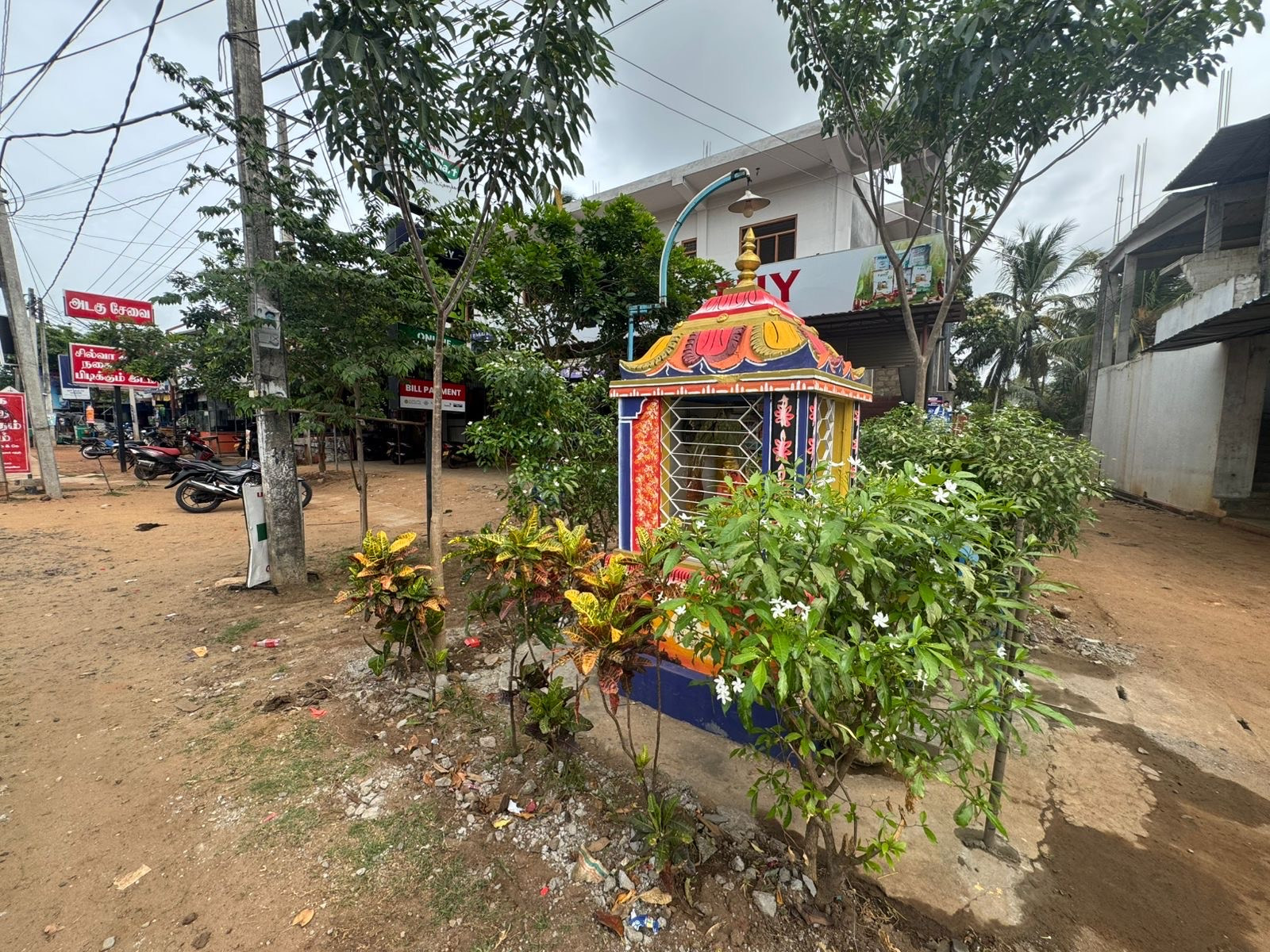 Temple was demolished 