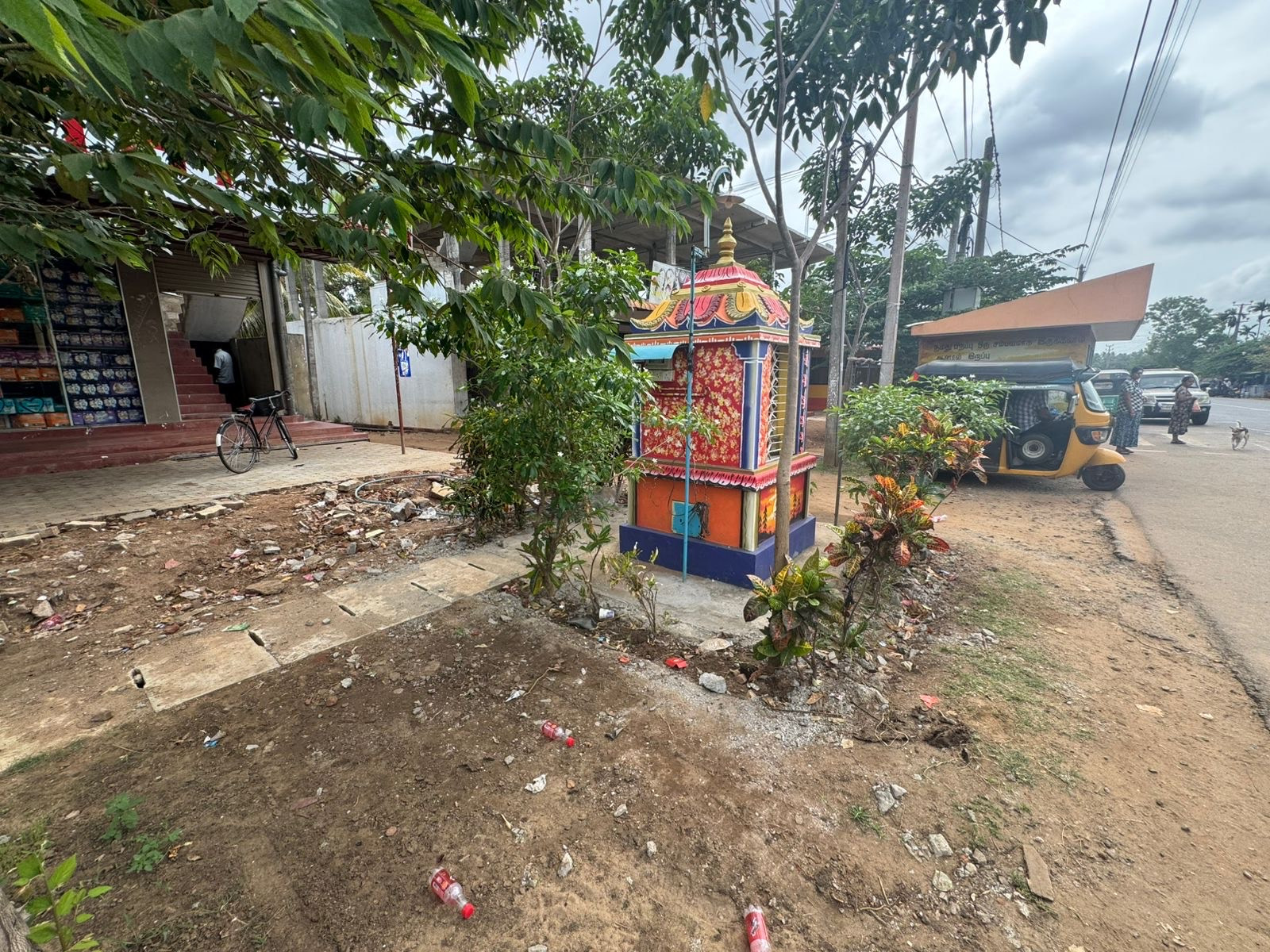 Temple was demolished 