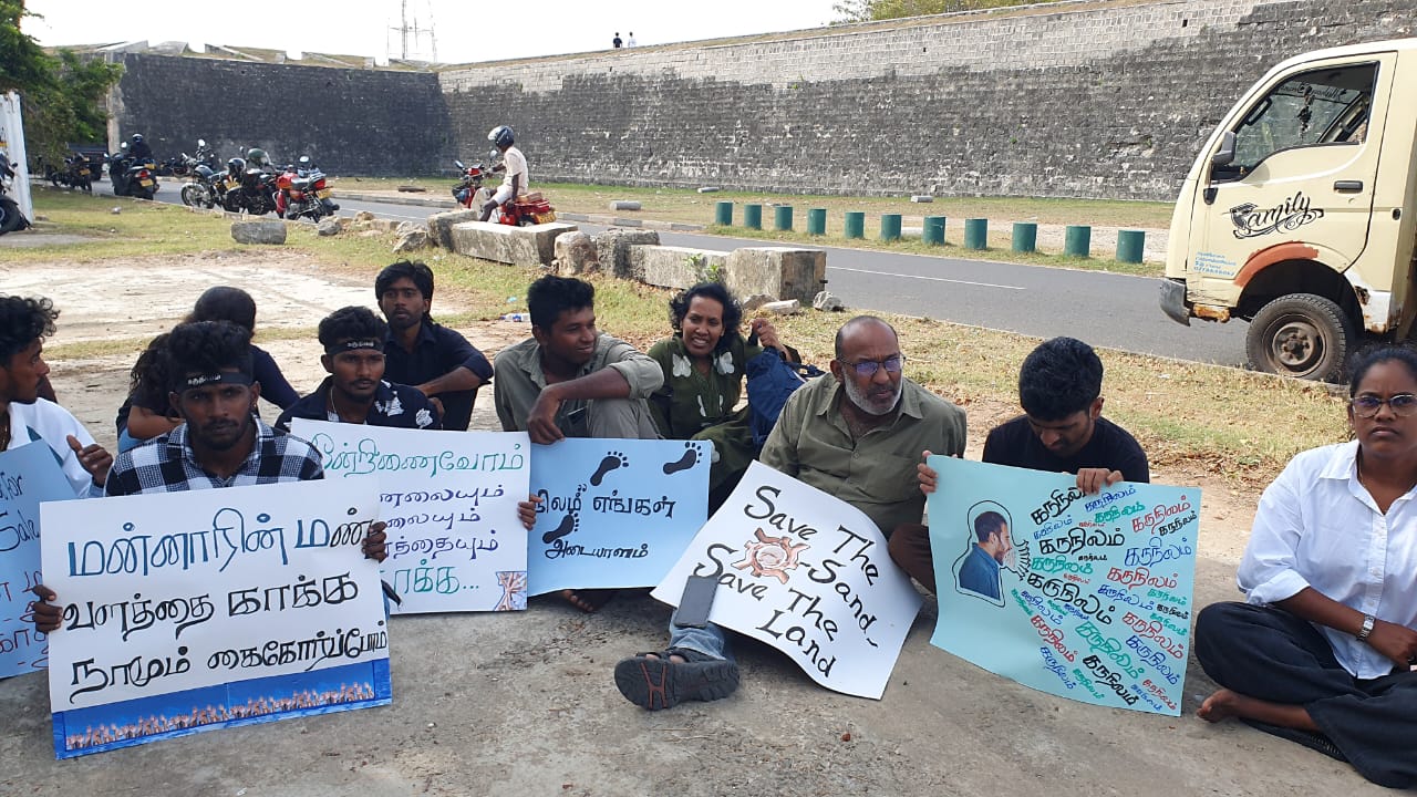 Karunilam protest