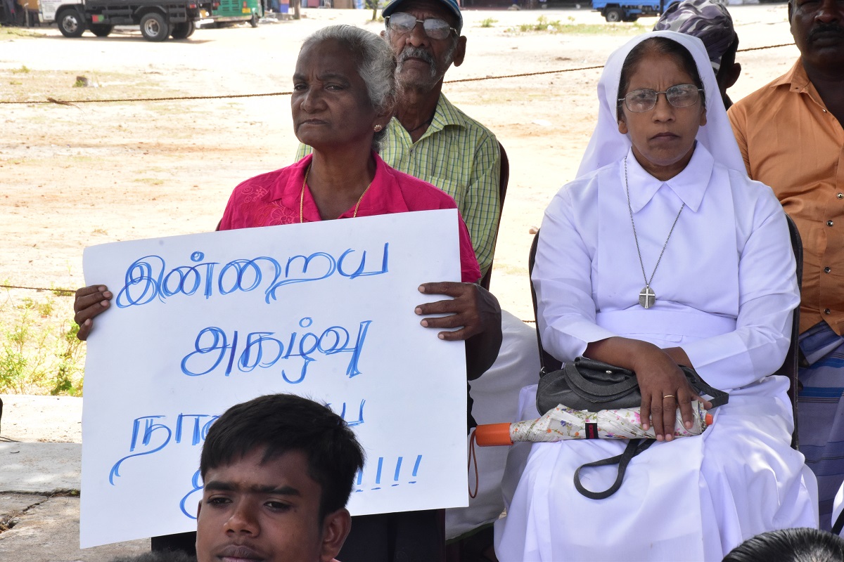 Mannar protest 