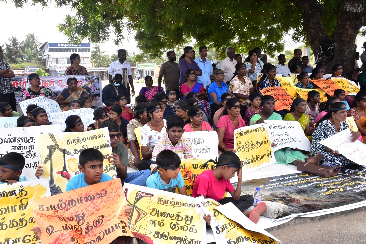 Mannar protest 