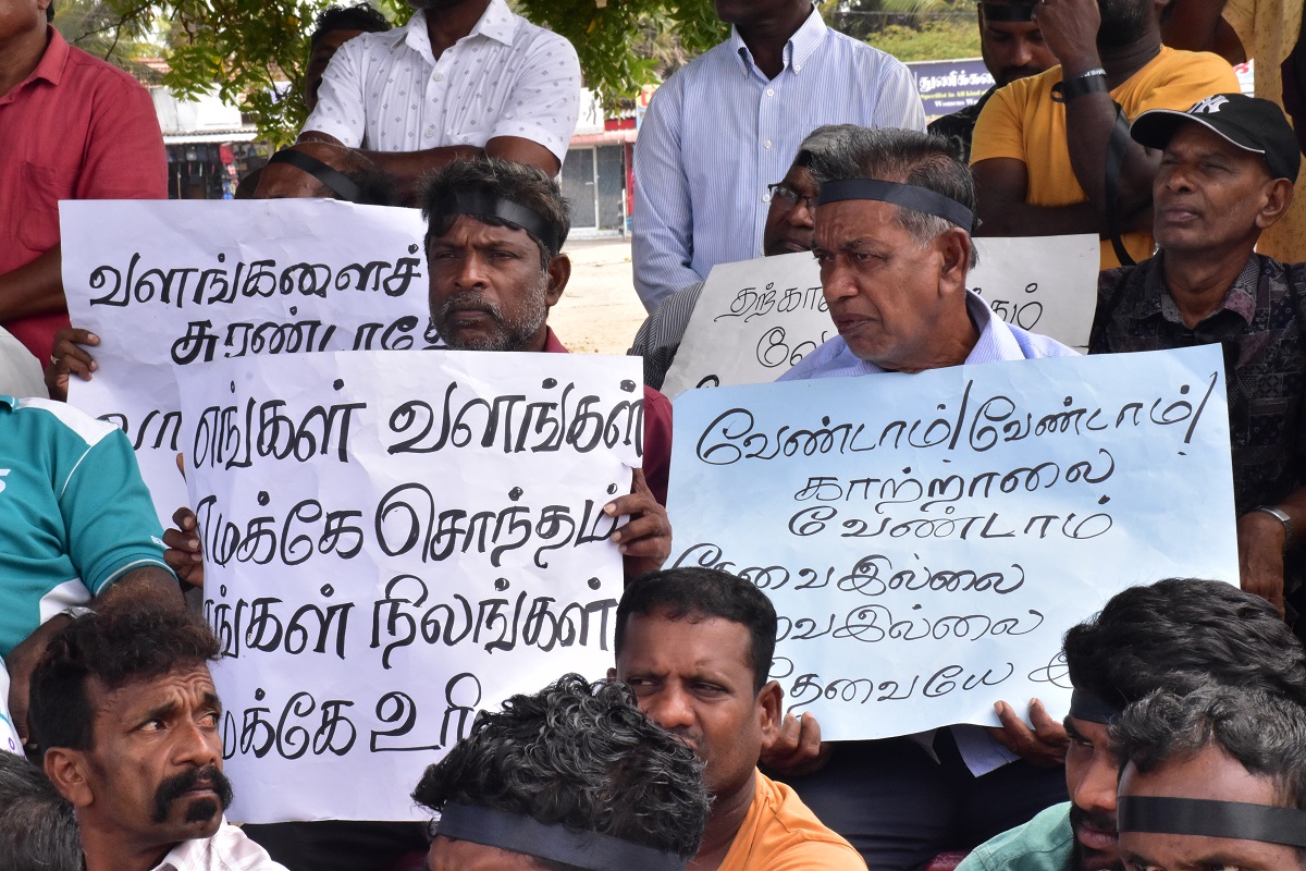 Mannar protest 