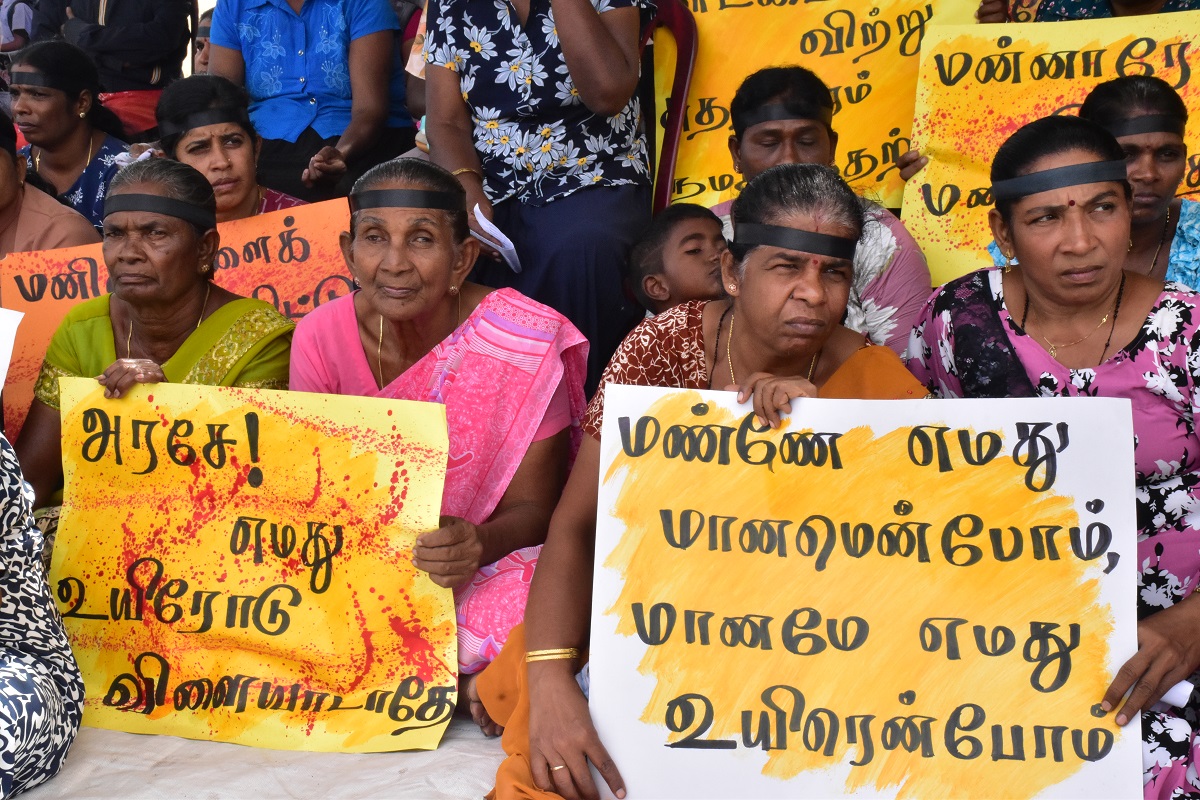 Mannar protest 