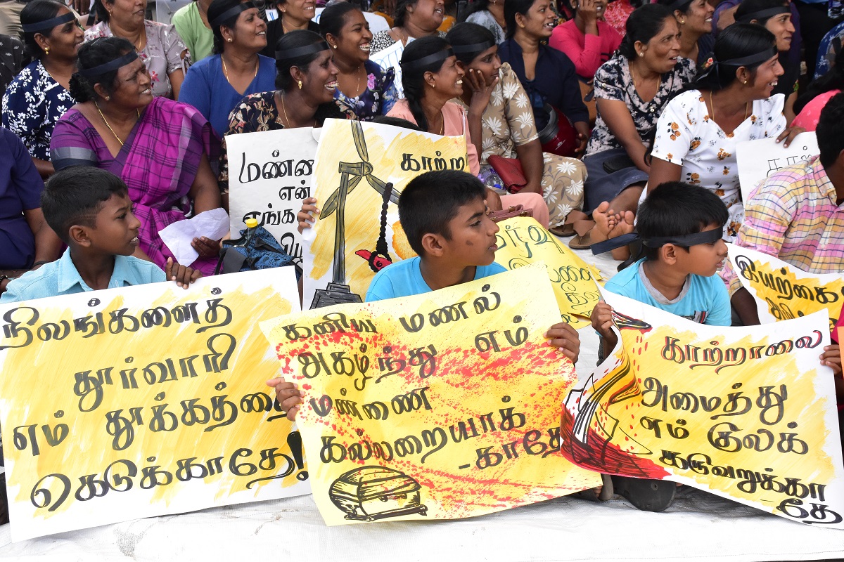 Mannar protest 