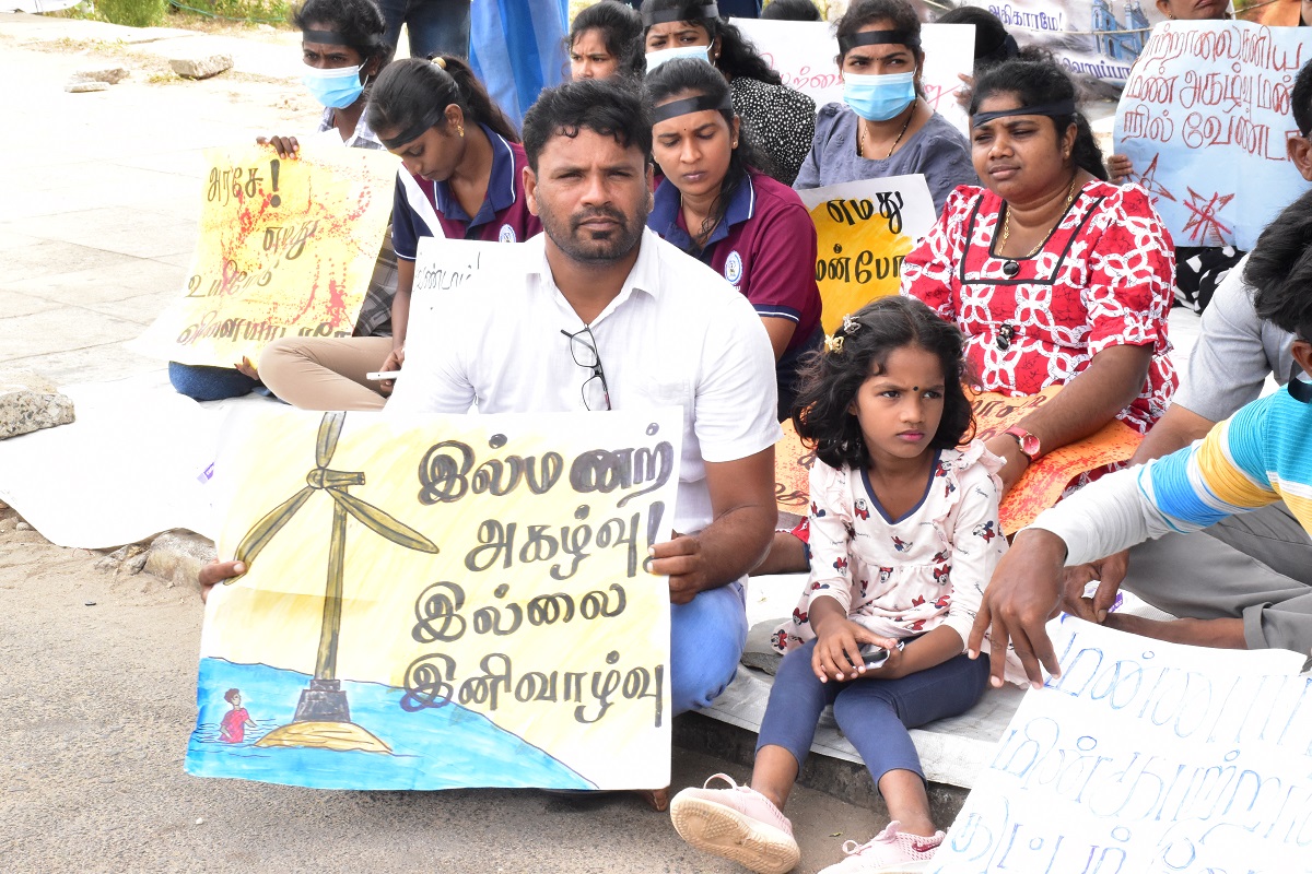 Mannar protest 
