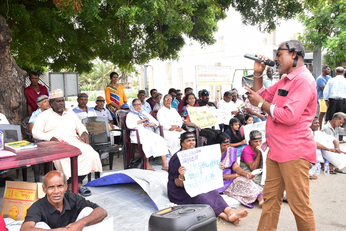 Mannar protest 