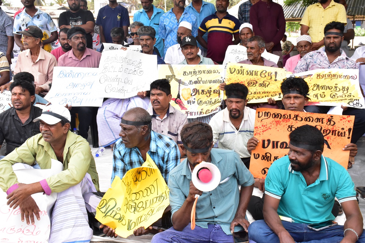 Mannar protest 