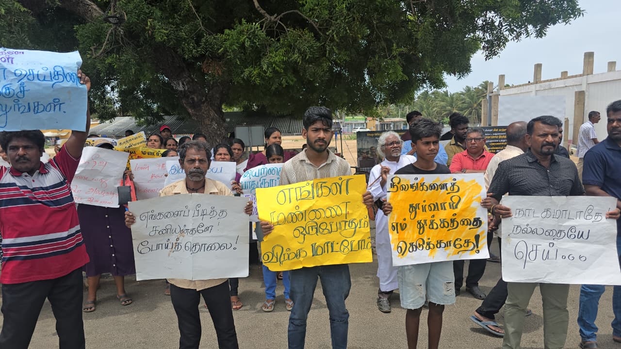 Mannar protest 