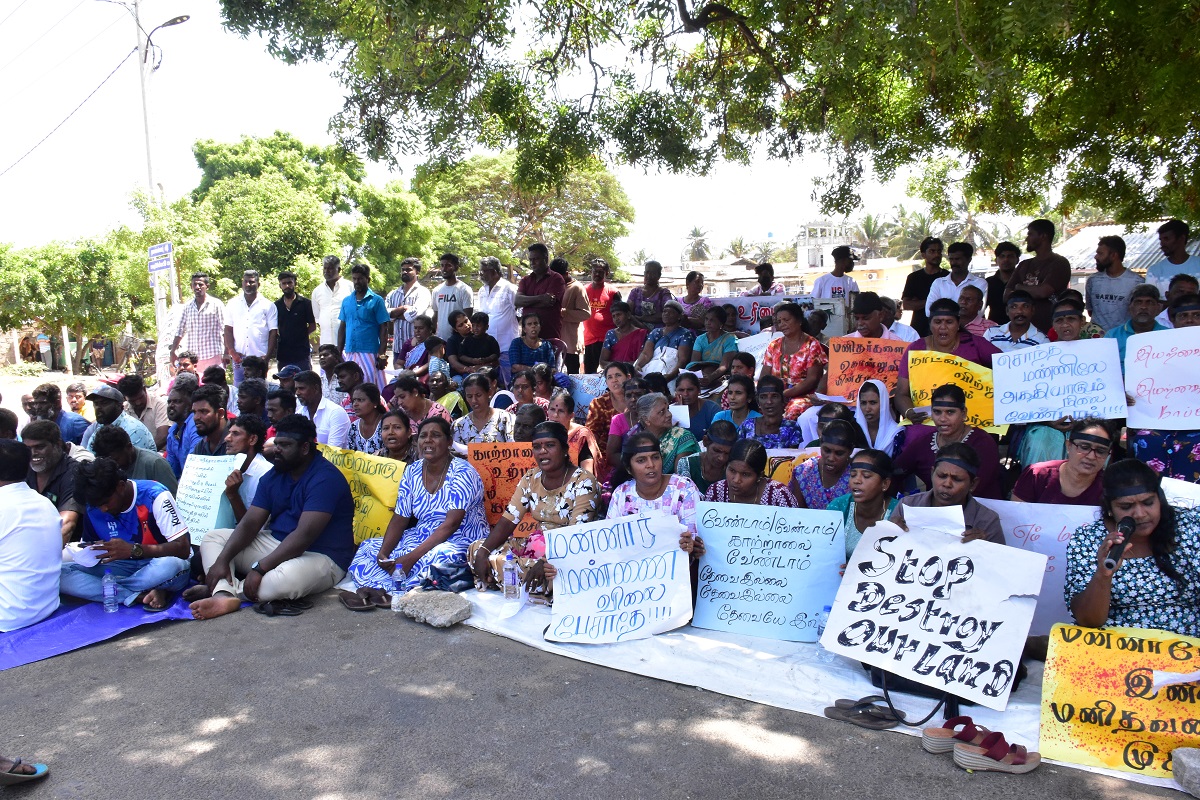 Mannar protest 