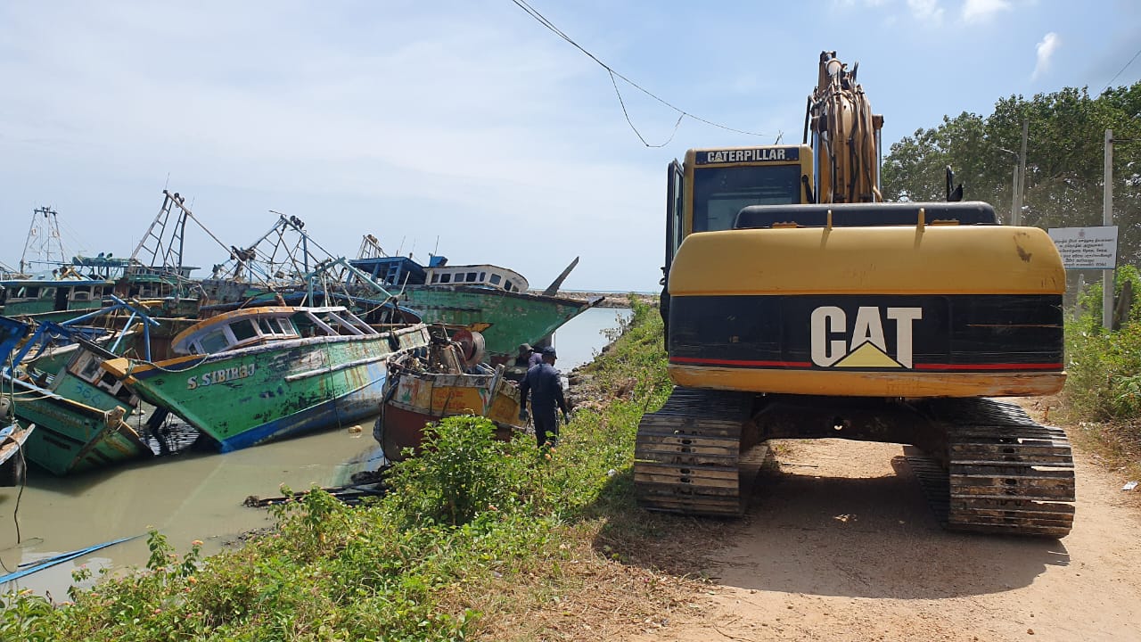 JCB cleared boats