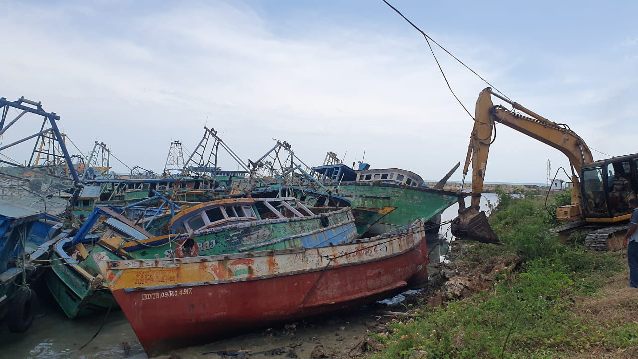 JCB cleared boats
