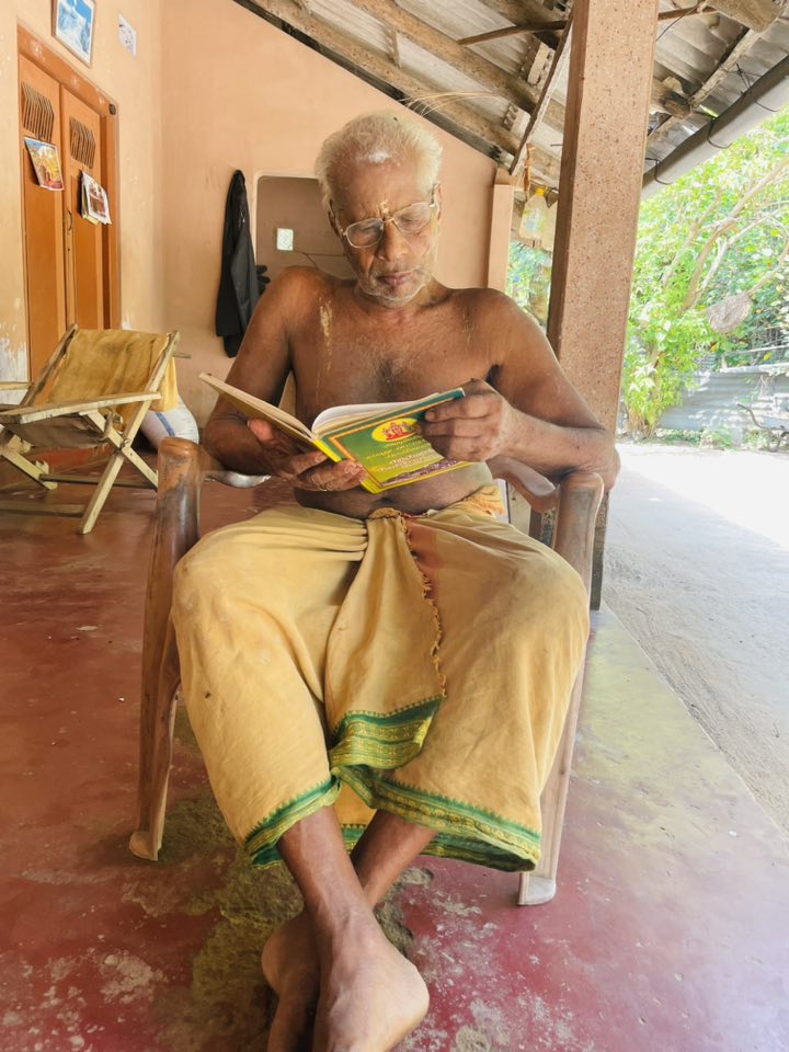 Vithusha's father's funeral 