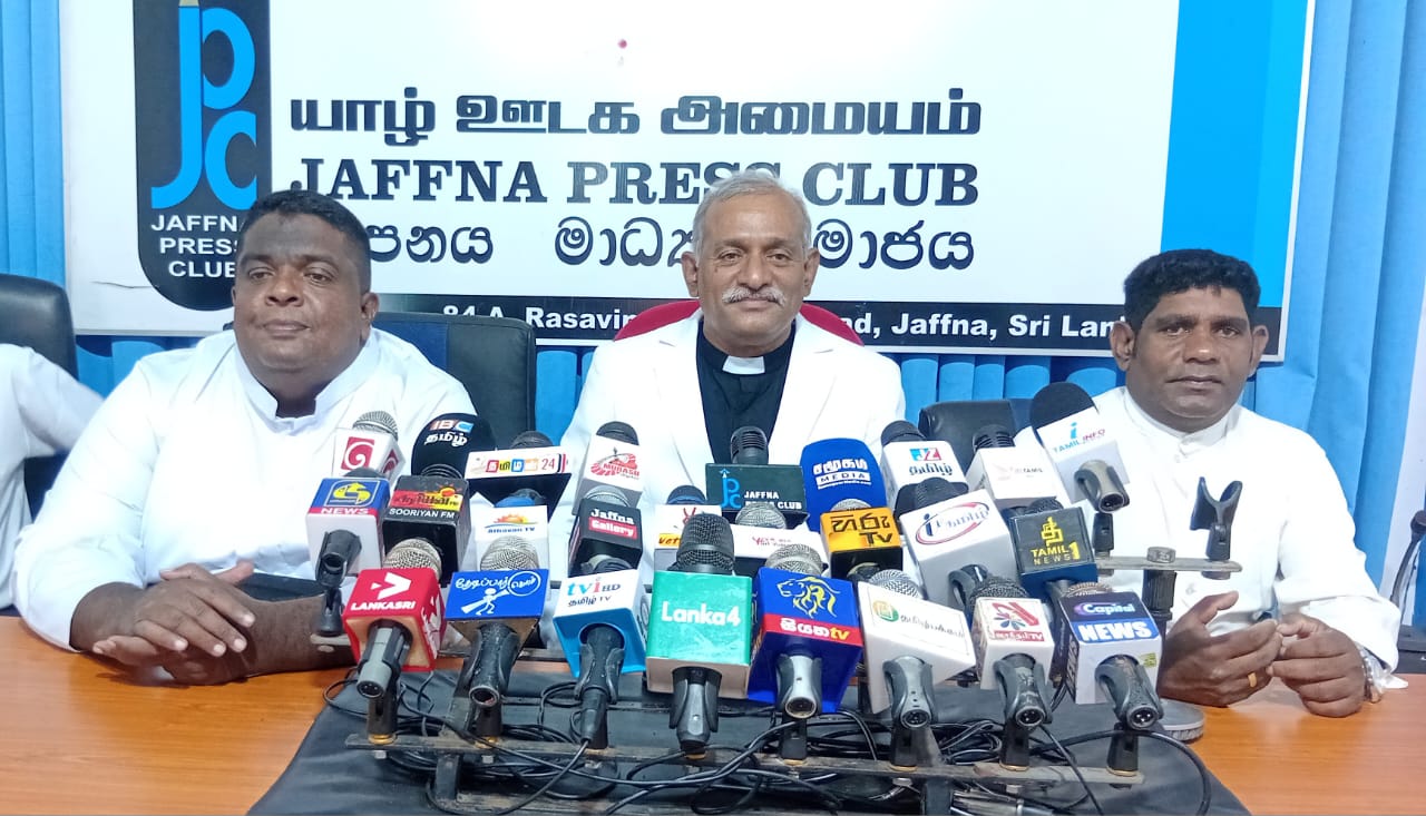 Bishop supports mannar protest