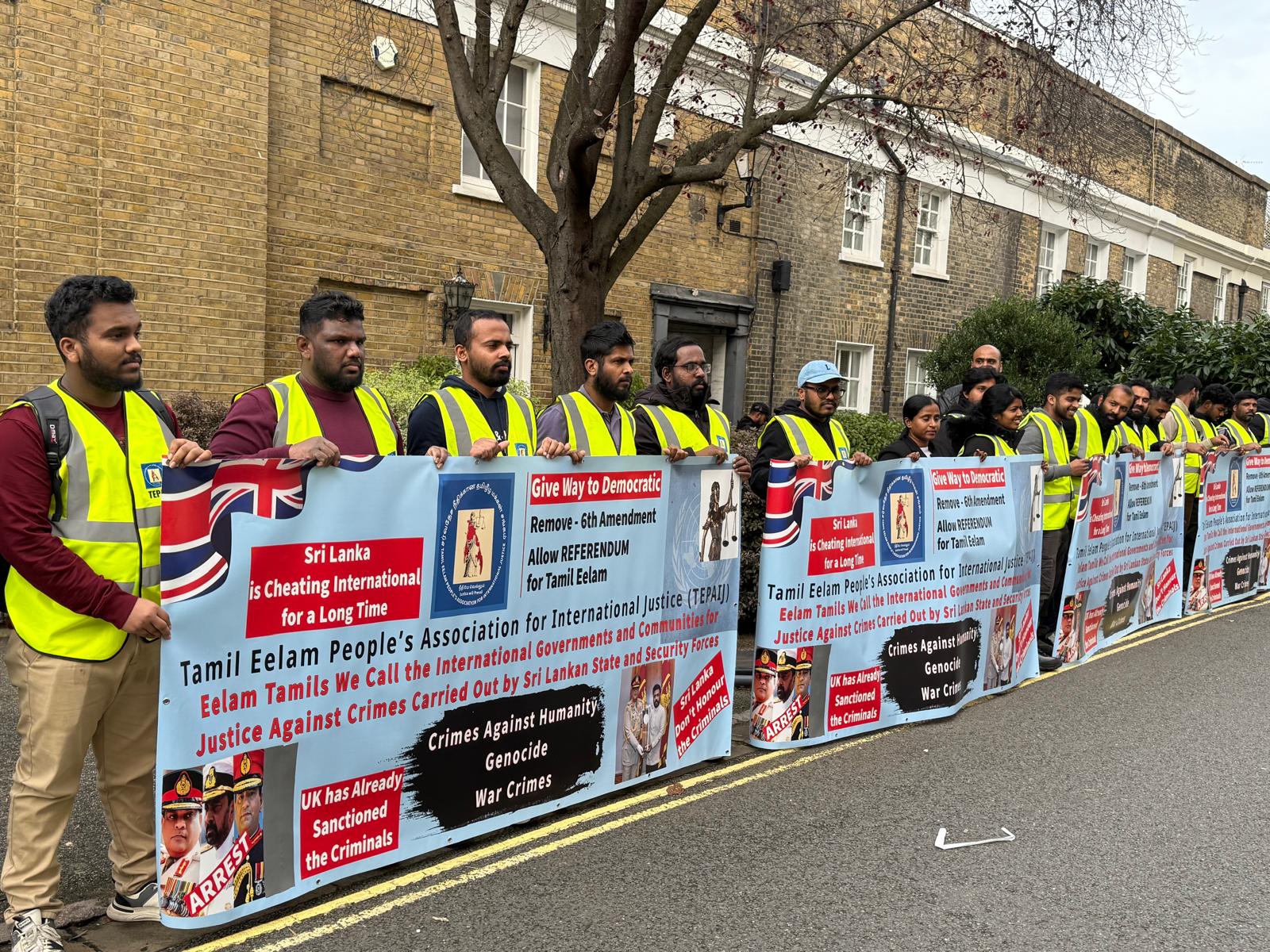 London protest