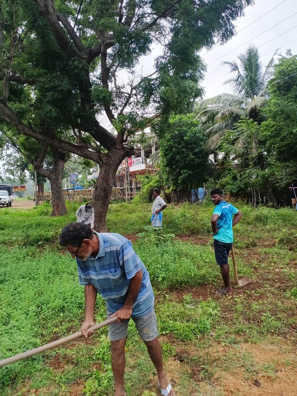 Preparation work for Maveerar Naal 