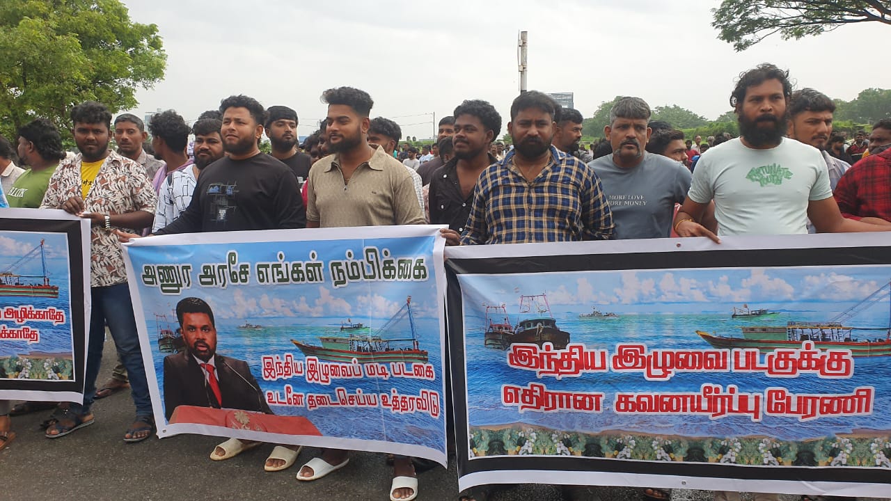Fishermen protest 