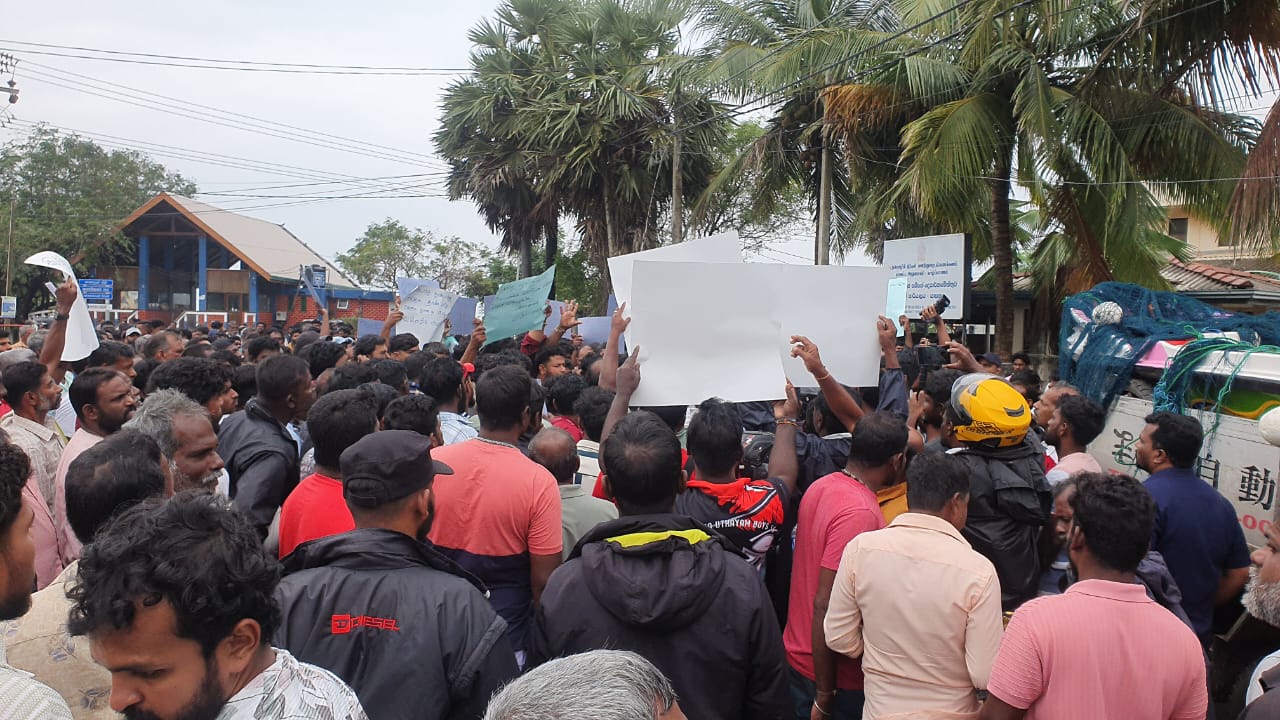 Fishermen protest 