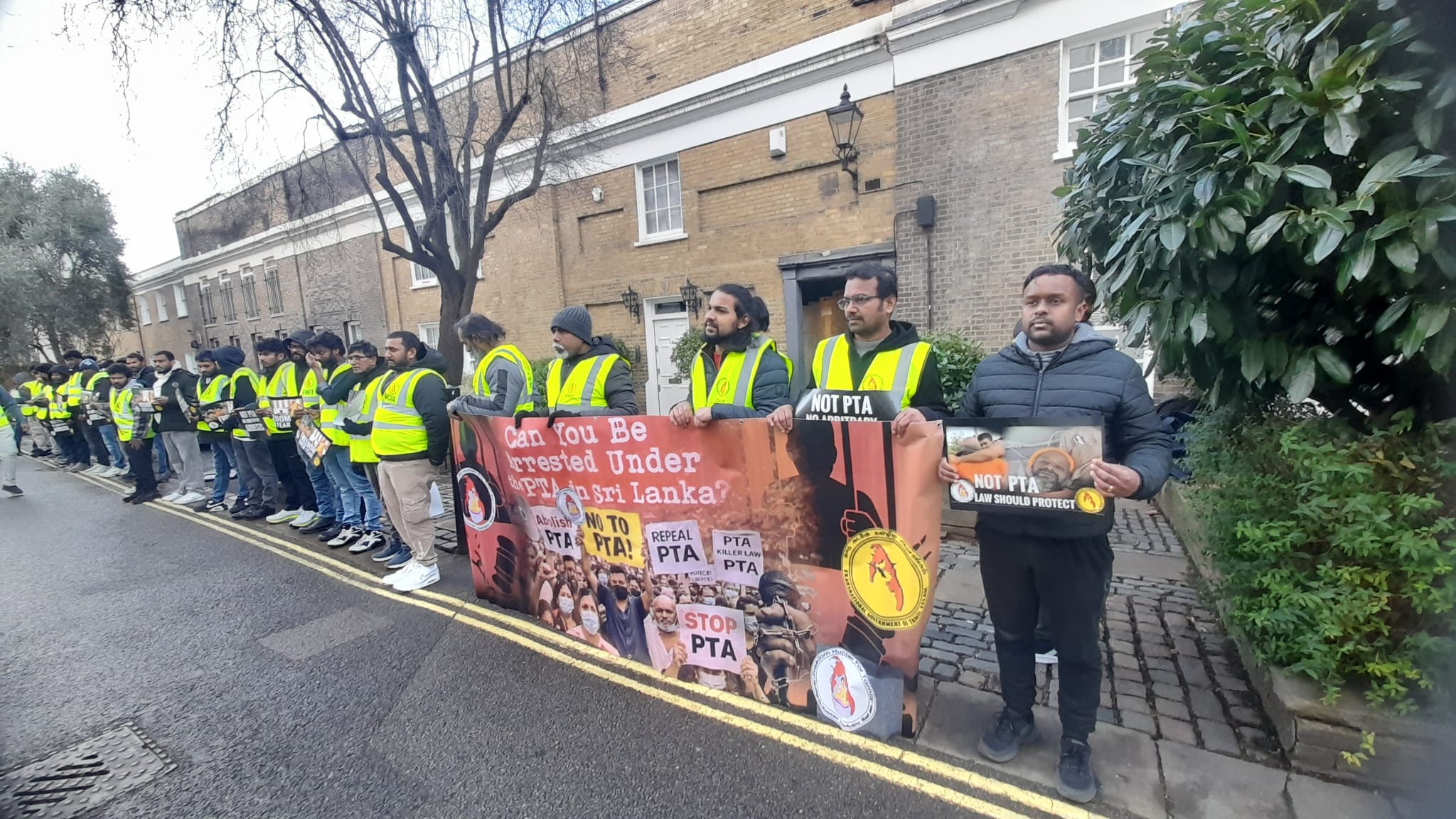 Protest in london