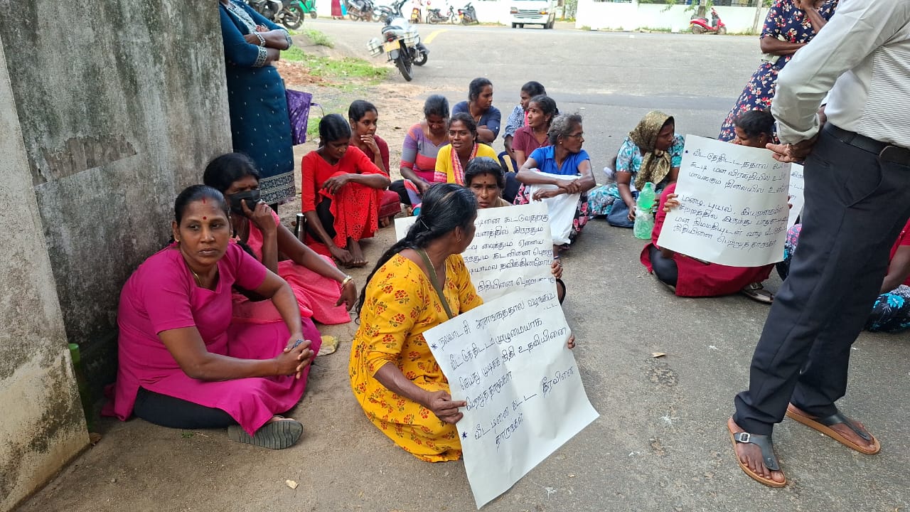 Protest by Tamil people