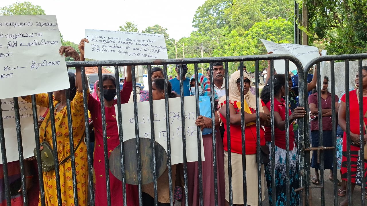 Protest by Tamil people