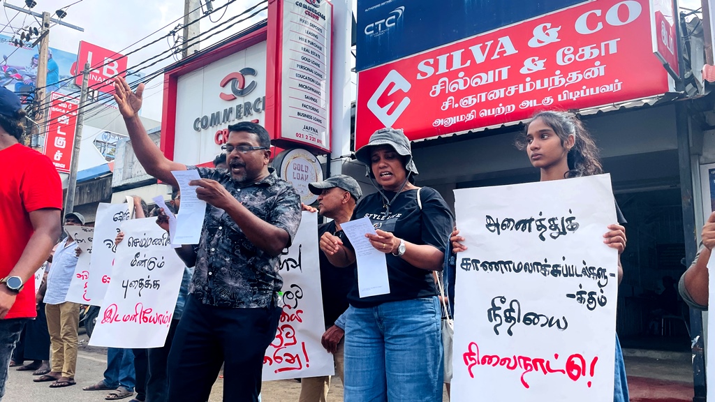 Protest across north east