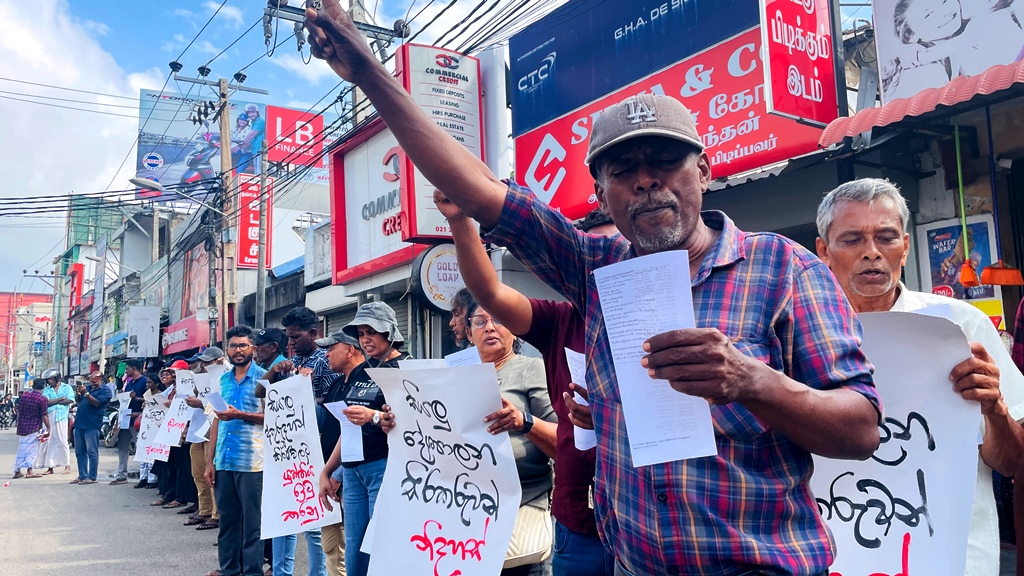 Protest across north east