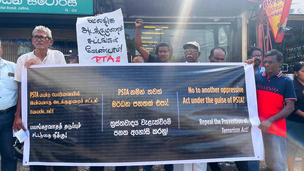 Protest across north east