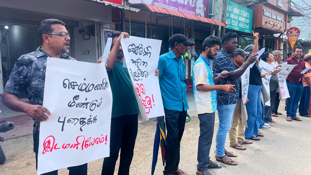 Protest across north east