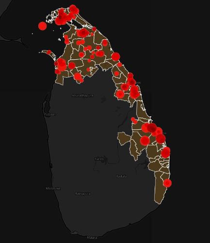 Sri Lanka State Map Getthepicture Campaign Maps Sri Lankan State Massacres Of Tamils | Tamil  Guardian