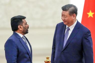 Sri Lankan president looks to China for development lessons